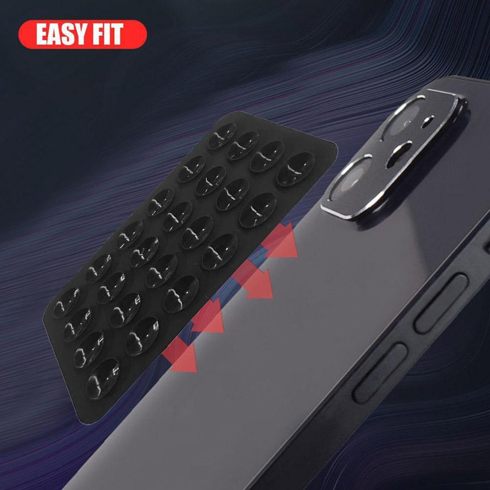 Thickened new mobile phone silicone suction cup 24 square suction cups mobile phone leather case silicone suction cup