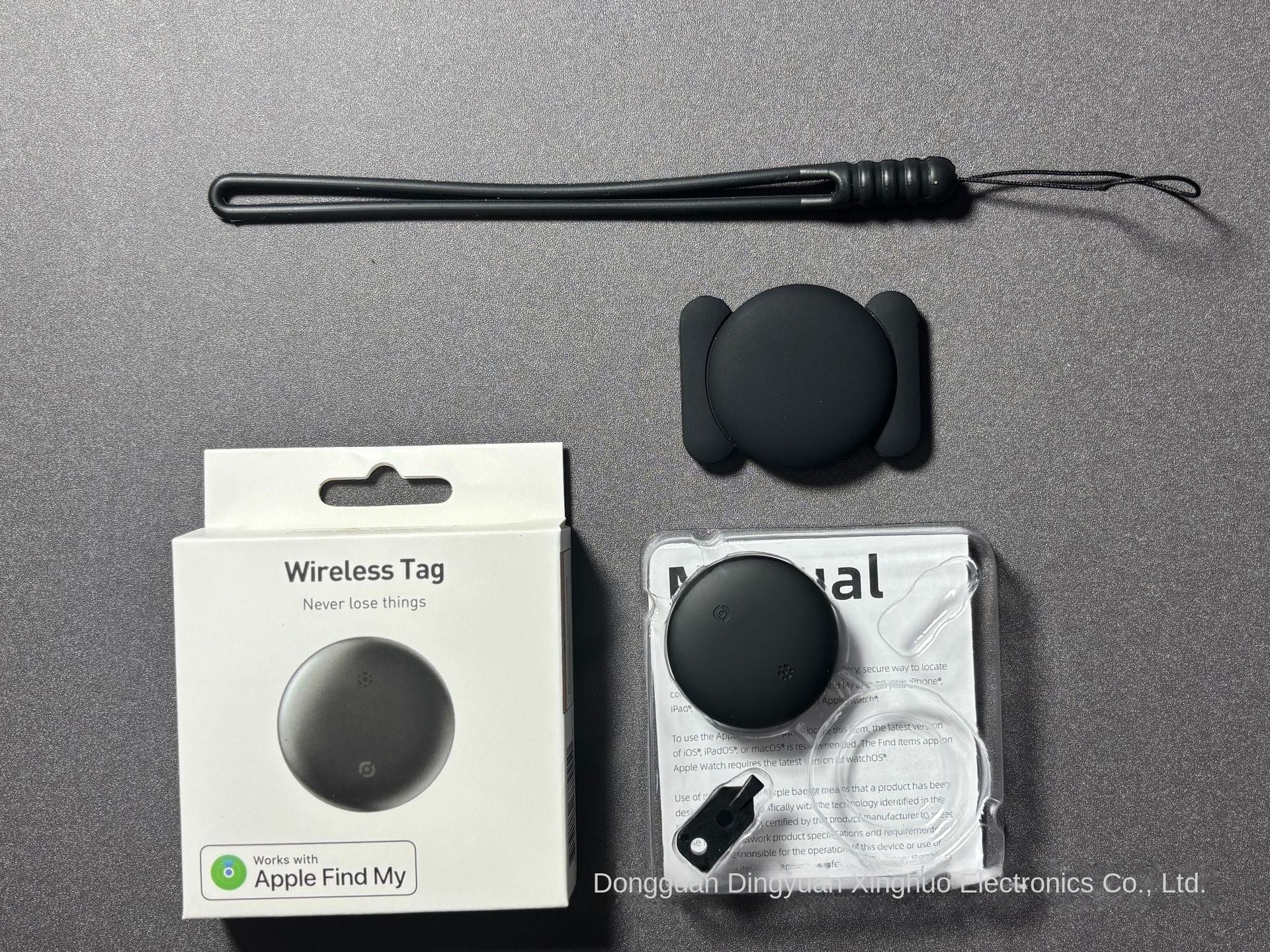 Waterproof Anti-Lost Tracker Compatible with Find My for Pet Locator, Alternative to Airtag