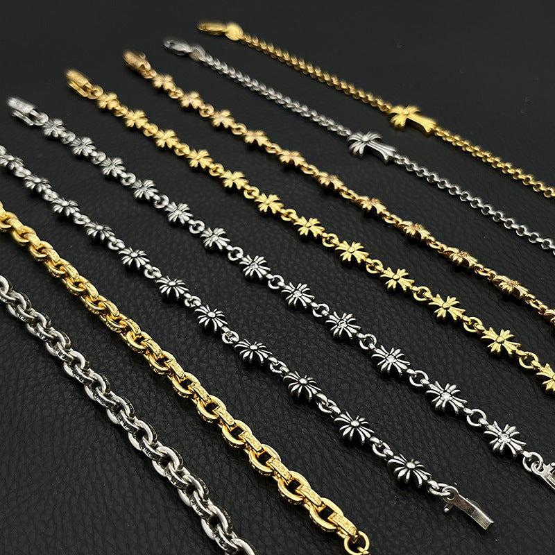 Cross with Diamond Bracelet