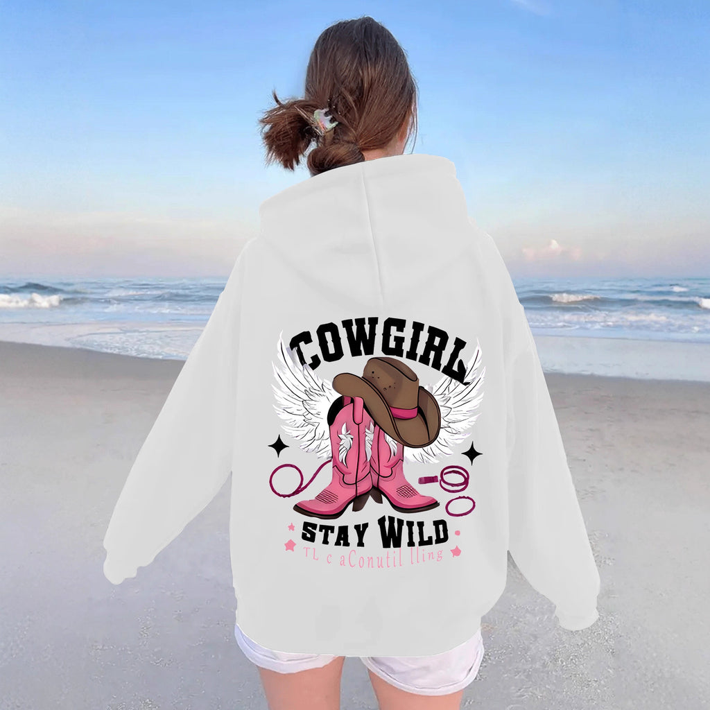 Hooded and flannel thick hoodie