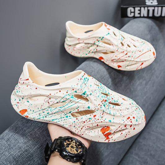 Sandals men's versatile men's outdoor leisure beach wading sports hole shoes