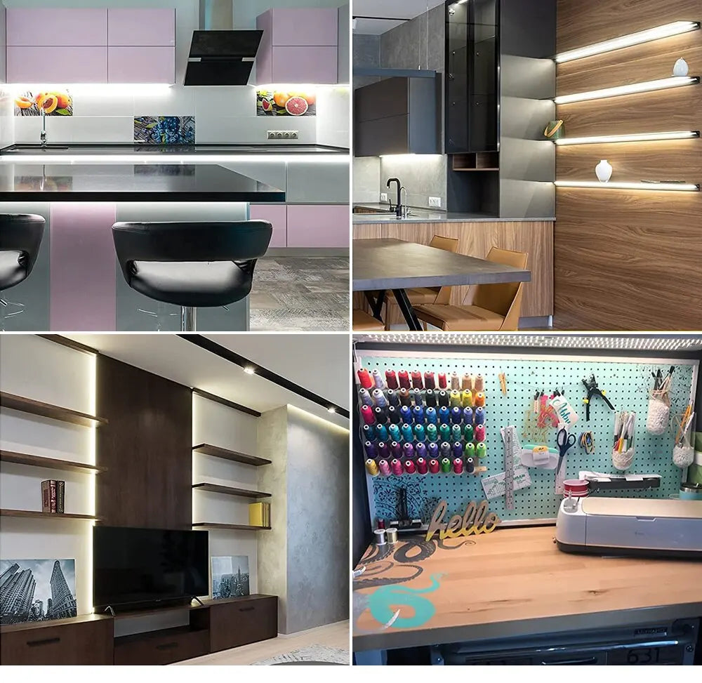 USB LED Strip Lights DC 5V Smart Dimmer Hand Scan Sensor Switch On/off Control Backlight Tape TV Lamp Tape Bedroom Home Decor