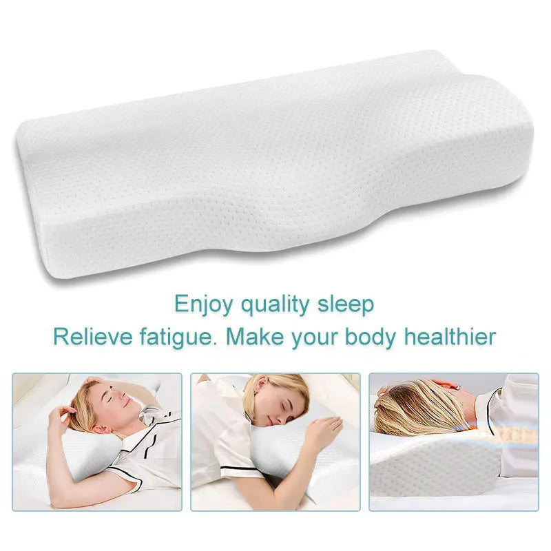 NEKRA™ | Cervical Memory Foam Pillow - Orthopedic & Ergonomic - Immediate Relief