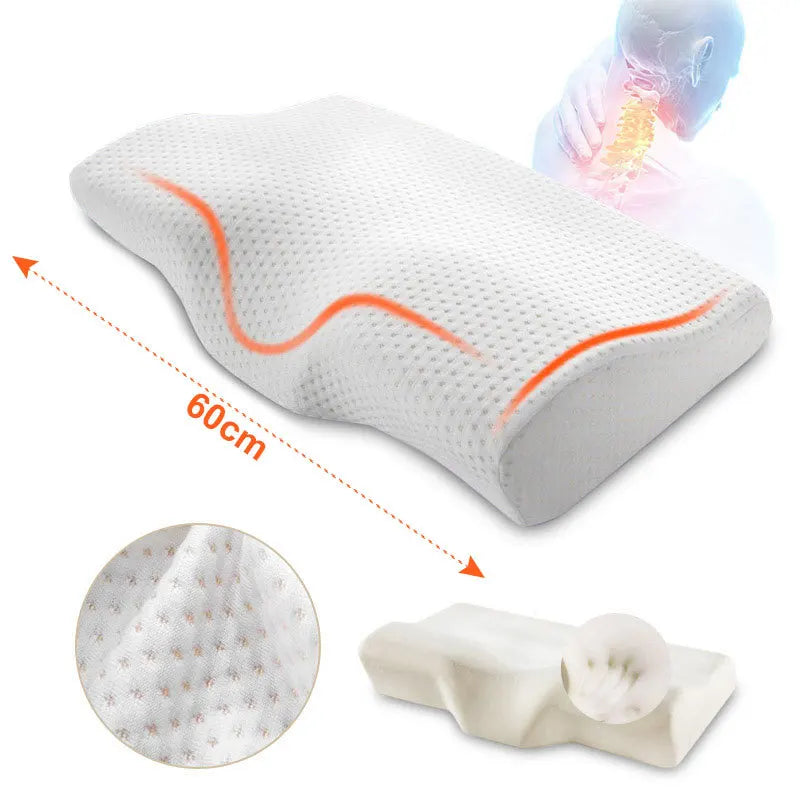 NEKRA™ | Cervical Memory Foam Pillow - Orthopedic & Ergonomic - Immediate Relief