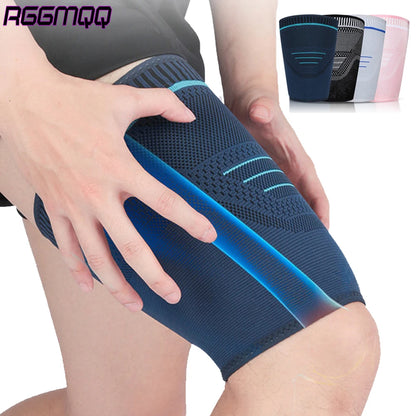 1PCS Thigh Compression Sleeves – Quad & Hamstring Support for Men & Women – Breathable Leg Sleeves for Running,Weightlifting,Gym