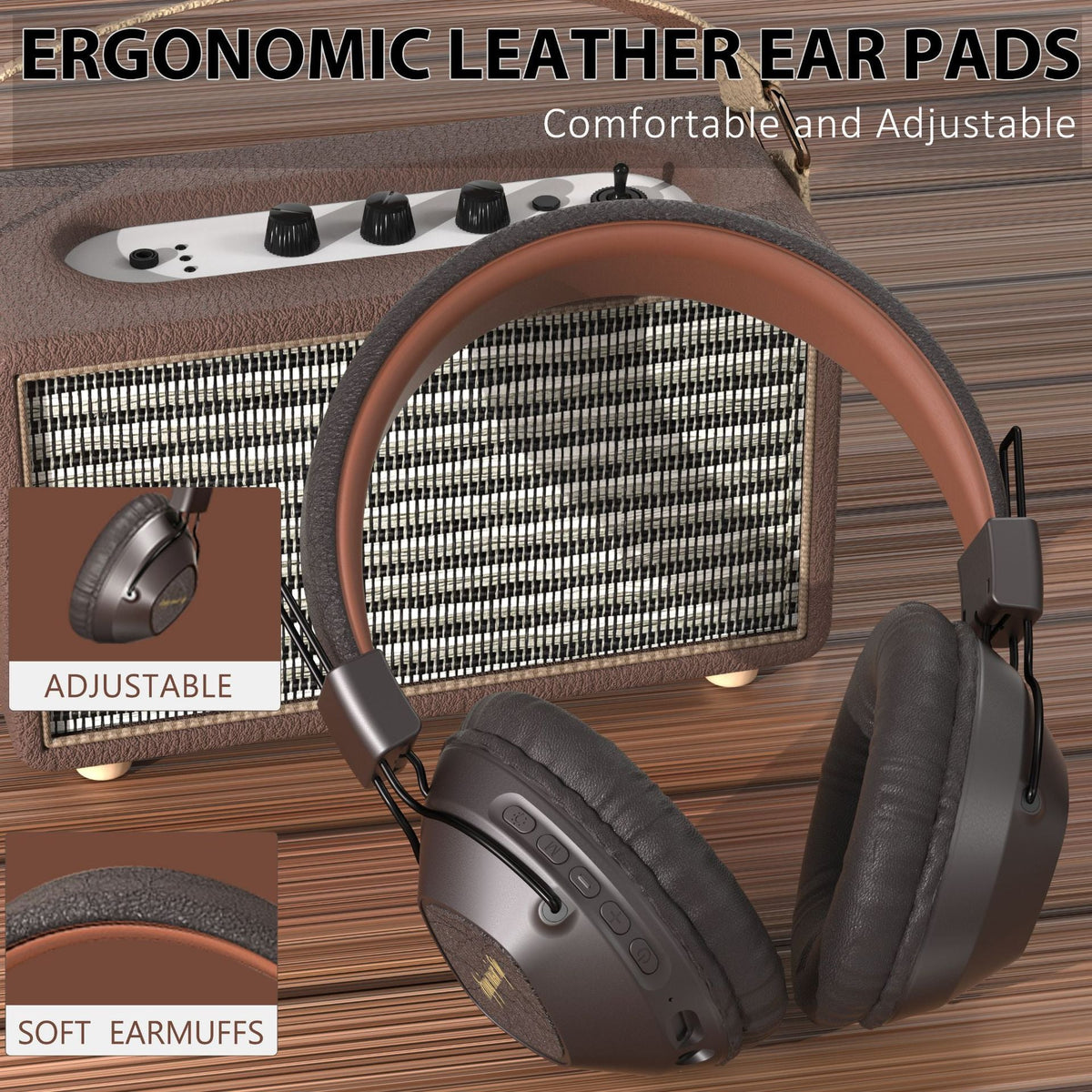 AKZ - 17 American retro internet celebrity wireless head mounted Bluetooth earphones with battery display - 𝐝𝐮𝐯𝐥𝐚𝐬𝐡𝐨𝐩.𝐜𝐨𝐦