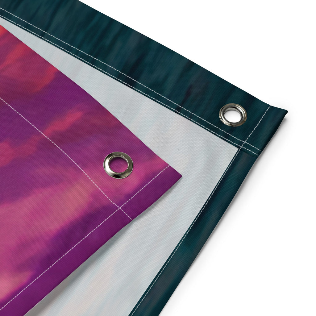 Glimmering Sunrise  Flag Tapestry wall hanging-4