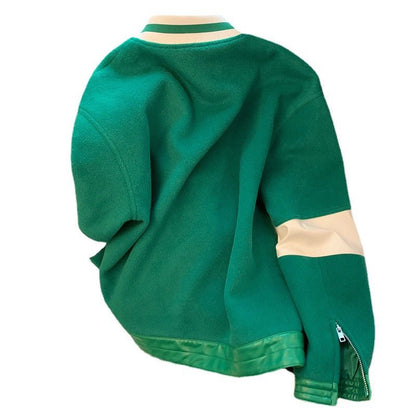 American Retro Baseball Uniform Men's Jacket Spring And Autumn Design Niche Jacket Trend Brand Couple Tops - 𝐝𝐮𝐯𝐥𝐚𝐬𝐡𝐨𝐩.𝐜𝐨𝐦