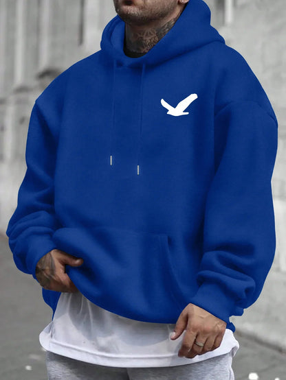 Autumn and winter men's hoodie with kangaroo cuff print, men's casual hoodie, hip - hop outdoor streetwear hoodie - 𝐃𝐔𝐕𝐋𝐀𝐒𝐇𝐎𝐏