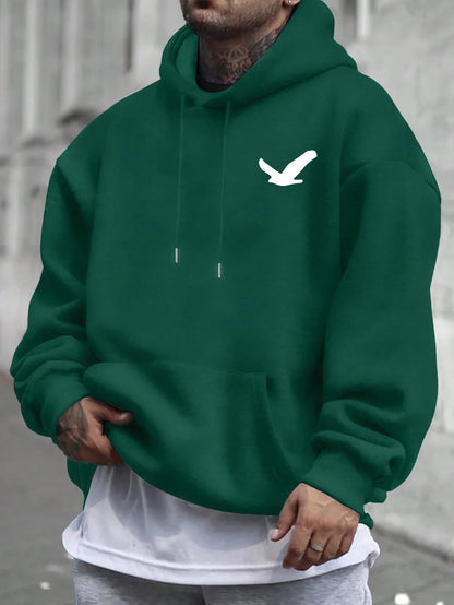 Autumn and winter men's hoodie with kangaroo cuff print, men's casual hoodie, hip - hop outdoor streetwear hoodie - 𝐃𝐔𝐕𝐋𝐀𝐒𝐇𝐎𝐏