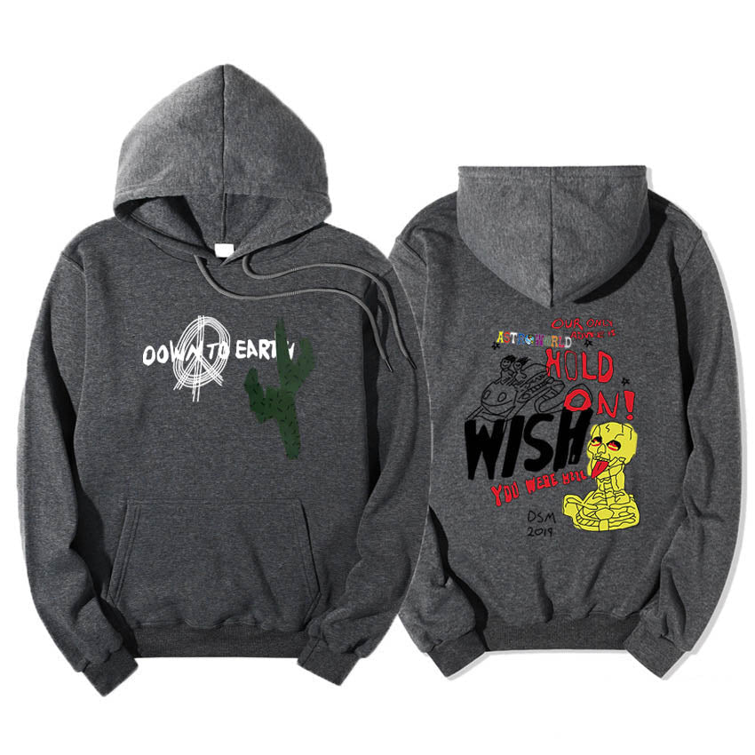 Autumn And Winter Mens Travis Scott Sweater Oversize Hoodies - 𝐃𝐔𝐕𝐋𝐀𝐒𝐇𝐎𝐏