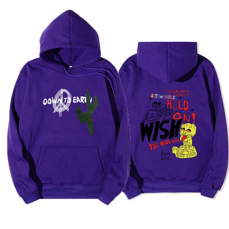 Autumn And Winter Mens Travis Scott Sweater Oversize Hoodies - 𝐃𝐔𝐕𝐋𝐀𝐒𝐇𝐎𝐏