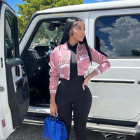 Autumn Women's New Sexy Embroidery Open Umbilical Loose Short Jacket Coat - 𝐃𝐔𝐕𝐋𝐀𝐒𝐇𝐎𝐏