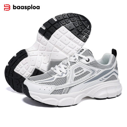 Baasploa Women Causal Sneakers Lightweight Mesh Breathable Sport Shoes Comfort Soft Walking Shoes for Women Non - Slip Outdoor - 𝐝𝐮𝐯𝐥𝐚𝐬𝐡𝐨𝐩.𝐜𝐨𝐦