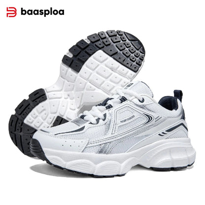 Baasploa Women Causal Sneakers Lightweight Mesh Breathable Sport Shoes Comfort Soft Walking Shoes for Women Non - Slip Outdoor - 𝐝𝐮𝐯𝐥𝐚𝐬𝐡𝐨𝐩.𝐜𝐨𝐦
