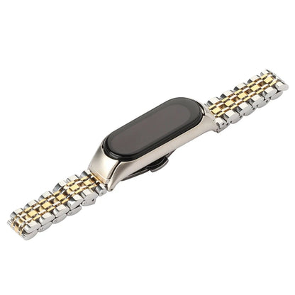 Band Strap for Smart Mi Band 8/9/10 Bracelet with Link Removal tool Metal Wristband for Xiaomi Mi Band 8 Watchband for Men Women - 𝐃𝐔𝐕𝐋𝐀𝐒𝐇𝐎𝐏