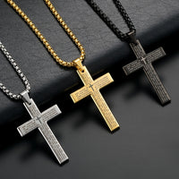Collier pendentif croix de Pâques pour homme, collier tendance pour homme et femme, cadeau pour la fête des pères