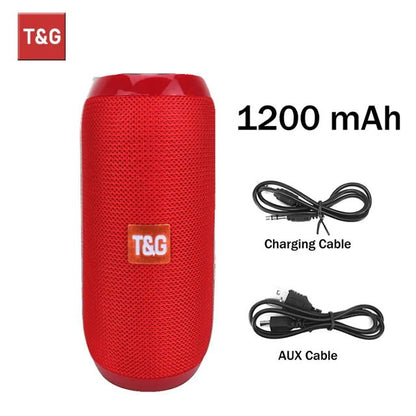 Bluetooth Speaker T&G TG117 Portable TWS Sound Box Waterproof Loudspeaker Outdoor Stereo Surround Speakers Support TF FM Radio - 𝐝𝐮𝐯𝐥𝐚𝐬𝐡𝐨𝐩.𝐜𝐨𝐦
