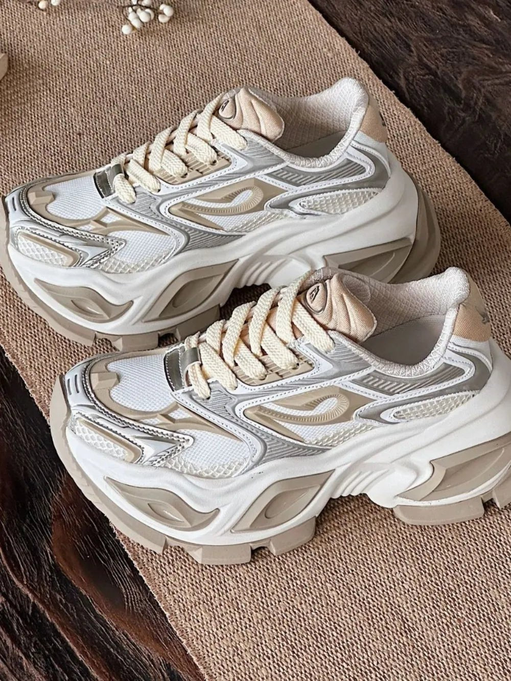 Breathable Chunky Platform Sneakers - 𝐃𝐔𝐕𝐋𝐀𝐒𝐇𝐎𝐏