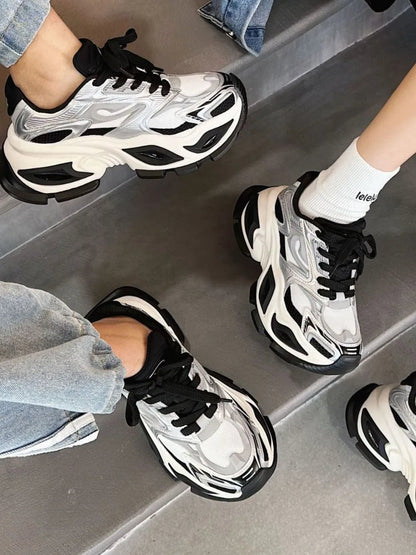 Breathable Chunky Platform Sneakers - 𝐃𝐔𝐕𝐋𝐀𝐒𝐇𝐎𝐏