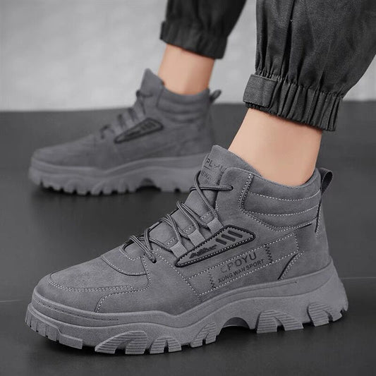 Breathable high top workwear shoes for men anti slip and wear - resistant sports and leisure safety shoes - 𝐝𝐮𝐯𝐥𝐚𝐬𝐡𝐨𝐩.𝐜𝐨𝐦