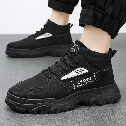 Breathable high top workwear shoes for men anti slip and wear - resistant sports and leisure safety shoes - 𝐝𝐮𝐯𝐥𝐚𝐬𝐡𝐨𝐩.𝐜𝐨𝐦
