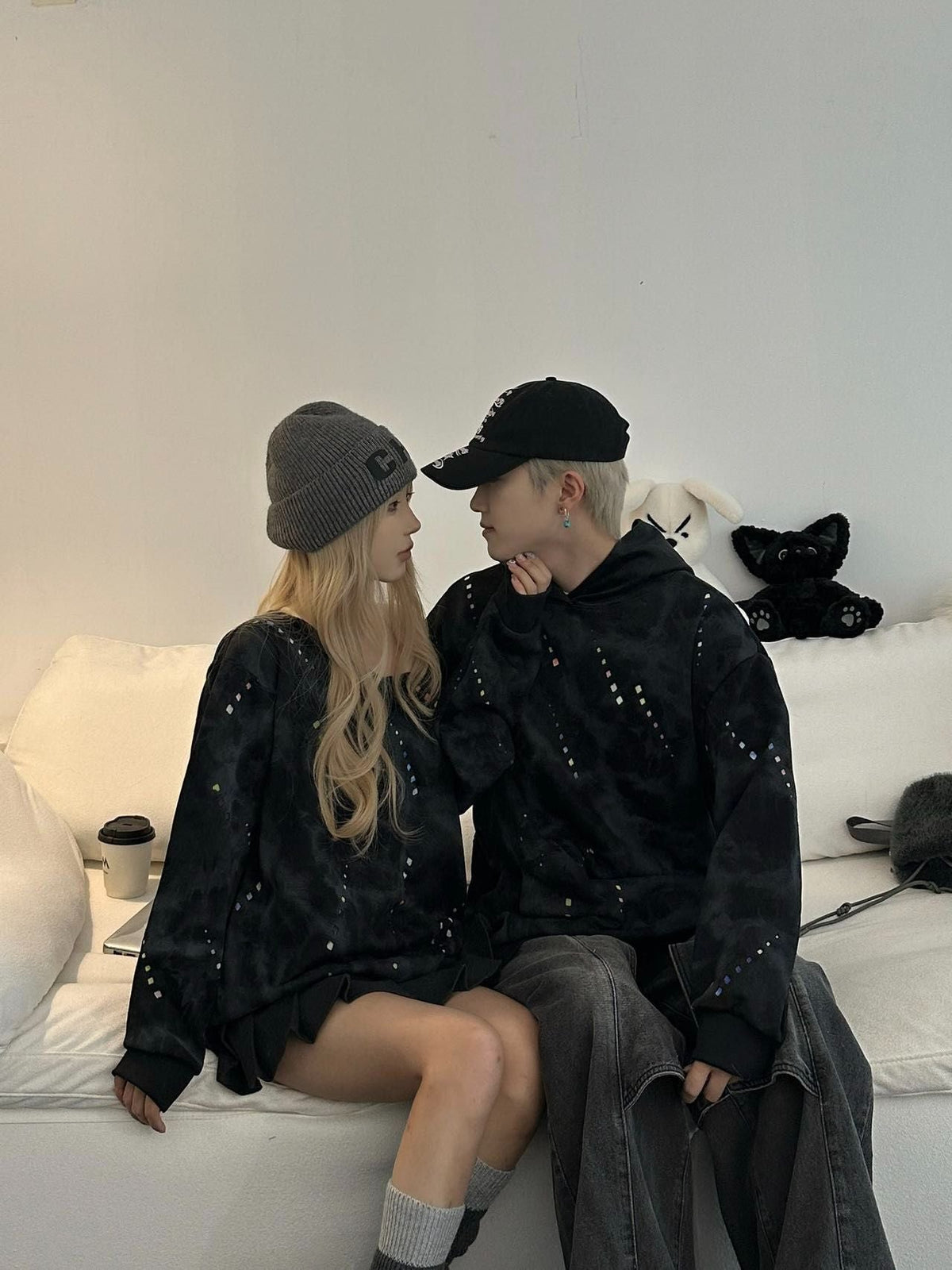 Casual Round Neck Sweatshirt for Men, Gradient Design, Loose Fit Long Sleeve T-Shirt - 𝐝𝐮𝐯𝐥𝐚𝐬𝐡𝐨𝐩.𝐜𝐨𝐦