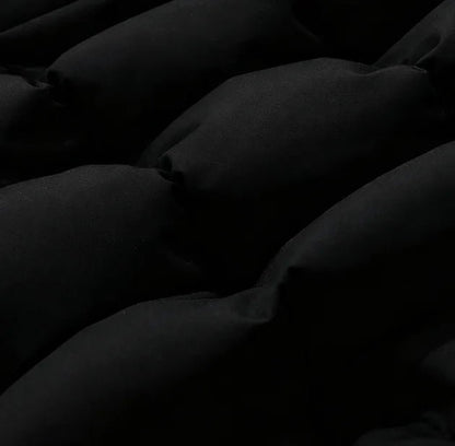 Casual Winter Windproof Puffer Jacket Large Size Plus 100% Polyester Fiber Vest Stand Collar Zipper Canvas Knitted - 𝐃𝐔𝐕𝐋𝐀𝐒𝐇𝐎𝐏