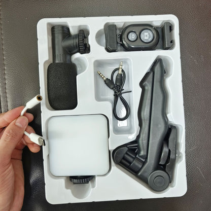 Desktop Beauty Leg Pocket Fill Light with Microphone Set Single Reflex Conference Lamp Handheld Photography with Microphone - 𝐝𝐮𝐯𝐥𝐚𝐬𝐡𝐨𝐩.𝐜𝐨𝐦