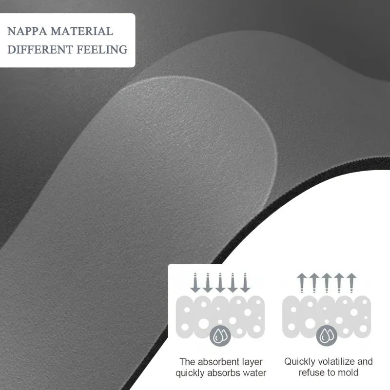 Diatomaceous Earth Bath Mat Super Absorbent Non Slip Fast Drying Soft Floor Mat for Bathroom Shower Laundry Bedroom Kitchen RV - 𝐃𝐔𝐕𝐋𝐀𝐒𝐇𝐎𝐏