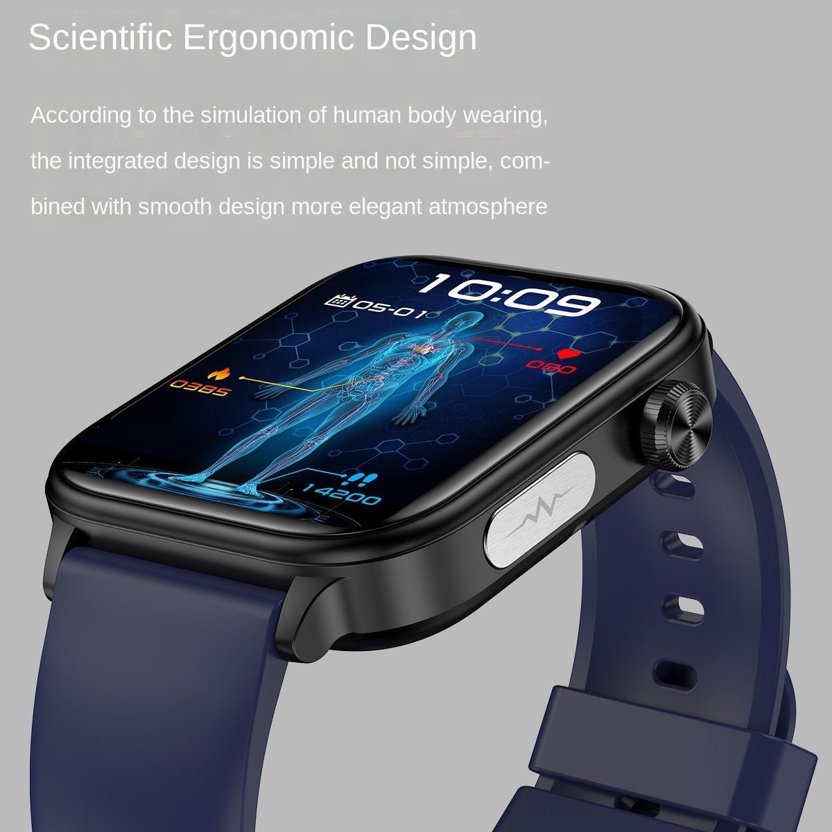ET570 Smart Watch with Bluetooth Call, ECG Function, Non - invasive Blood Glucose, and True Blood Oxygen Monitoring - 𝐝𝐮𝐯𝐥𝐚𝐬𝐡𝐨𝐩.𝐜𝐨𝐦