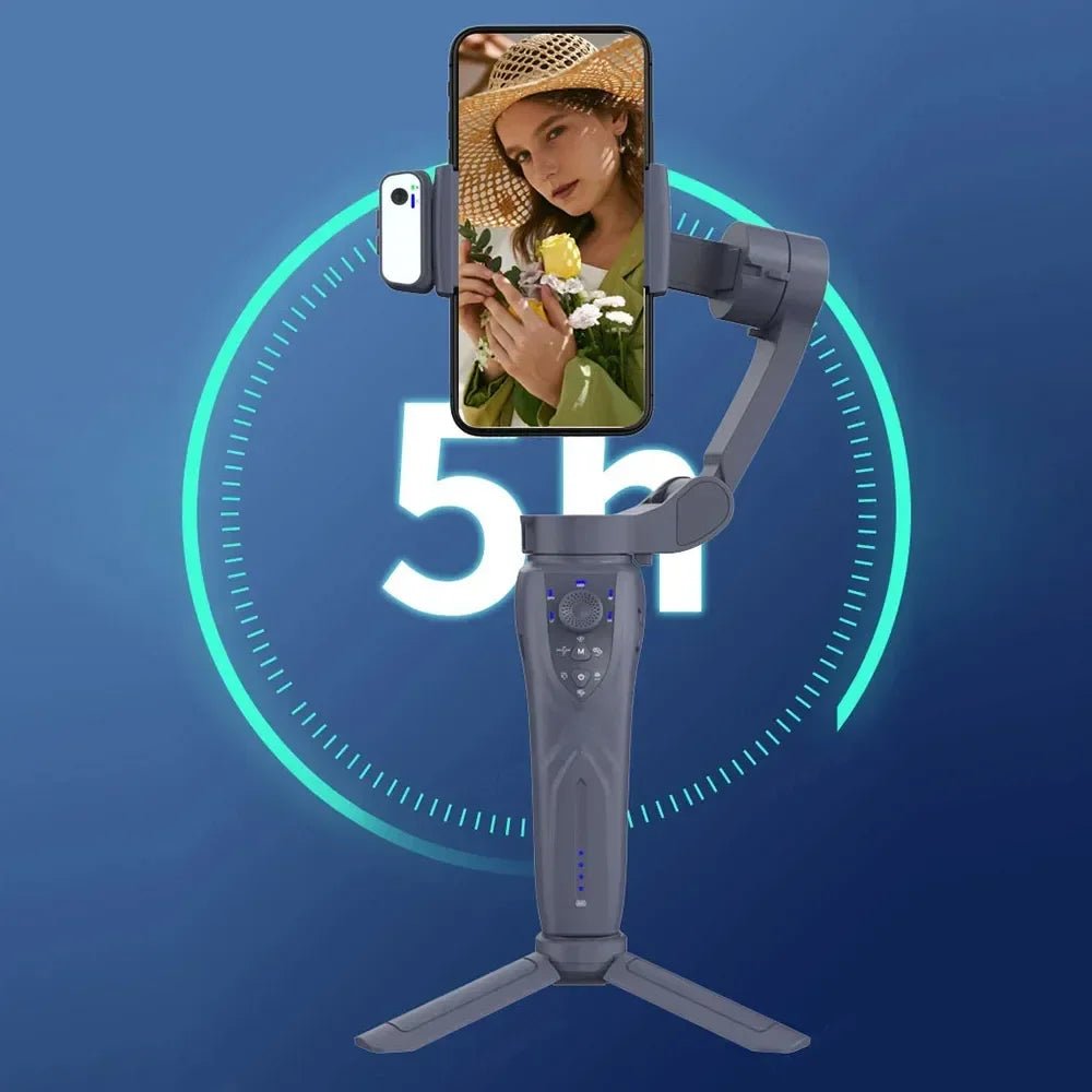 F12 mobile phone 3 - axis anti shake stabilizer Tiktok live broadcast camera PTZ AI intelligent tracking face recognition - 𝐝𝐮𝐯𝐥𝐚𝐬𝐡𝐨𝐩.𝐜𝐨𝐦