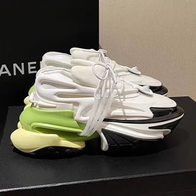 Fashion Thick Bottom Sneakers Women Pointed Toe Lace - Up Platform Shoes Lady Classics Luxury Brands Couple's Shoes Casual Sneaker - 𝐃𝐔𝐕𝐋𝐀𝐒𝐇𝐎𝐏