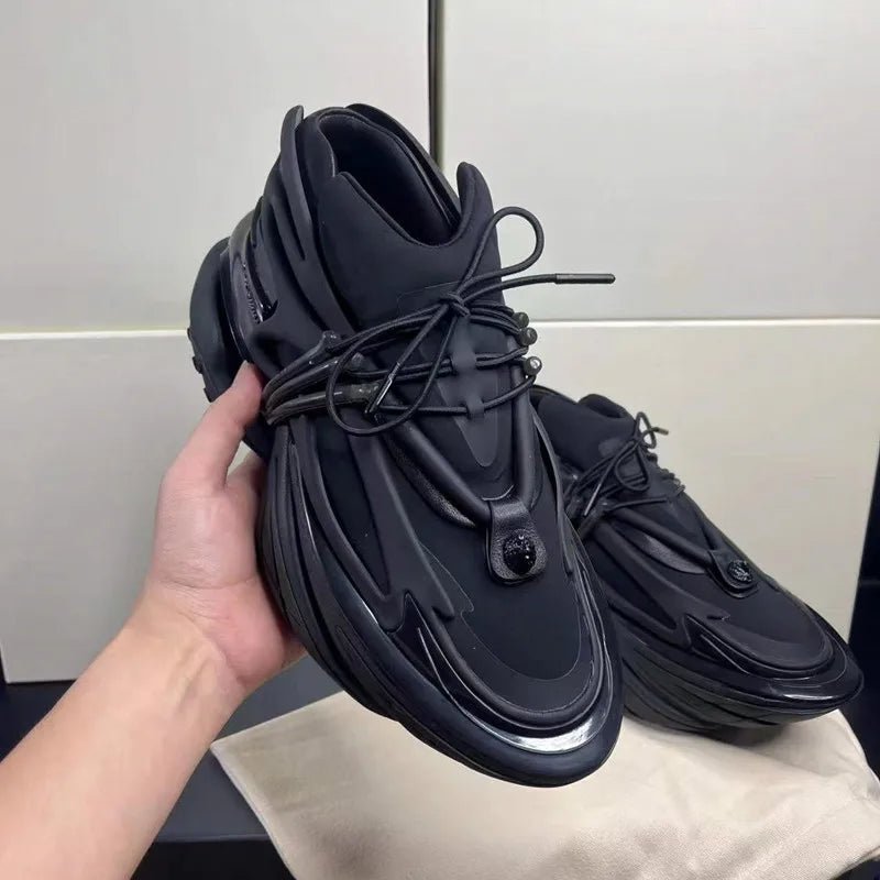 Fashion Thick Bottom Sneakers Women Pointed Toe Lace - Up Platform Shoes Lady Classics Luxury Brands Couple's Shoes Casual Sneaker - 𝐃𝐔𝐕𝐋𝐀𝐒𝐇𝐎𝐏