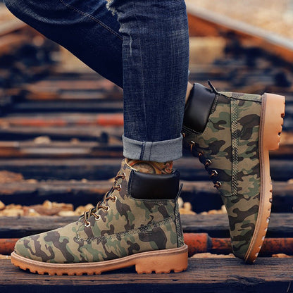 Fashionable high top Martin boots for men casual Baotou workwear shoes autumn and winter men's boots - 𝐝𝐮𝐯𝐥𝐚𝐬𝐡𝐨𝐩.𝐜𝐨𝐦