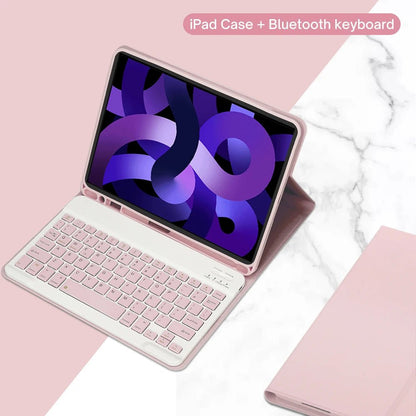 For iPad Air 4th 10.9" 2020 A2072 A2316 A2324 A2325 Keyboard Case for iPad Air 5th 10.9" 2022 A2588 A2589 A2591 Case - 𝐃𝐔𝐕𝐋𝐀𝐒𝐇𝐎𝐏