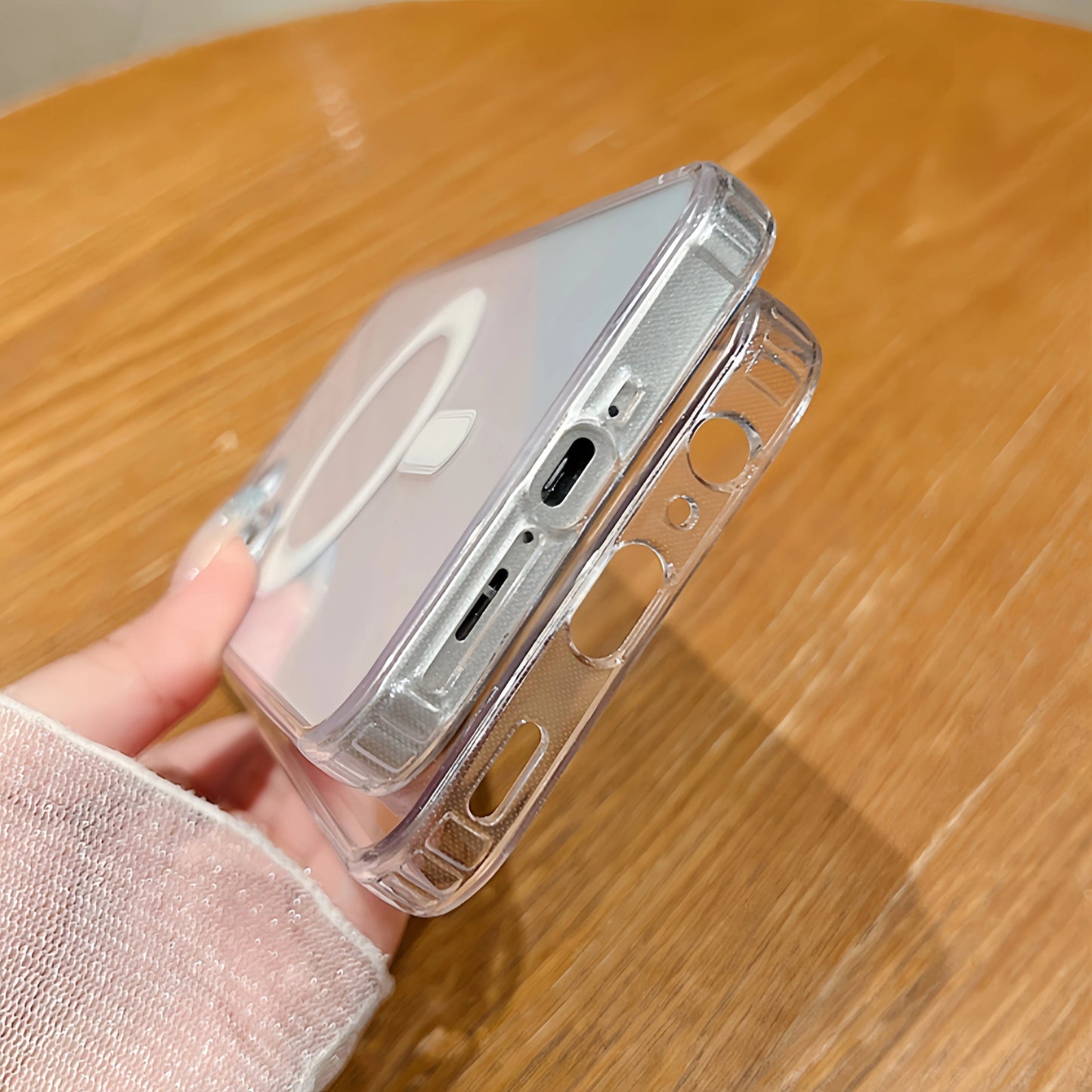 For Magsafe Transparent Magnetic Phone Case For Sumsung S25 S24 S23 S22 S21 FE S20 Ultra Plus A56 A36 A26 A06 Shockproof Cover - 𝐃𝐔𝐕𝐋𝐀𝐒𝐇𝐎𝐏