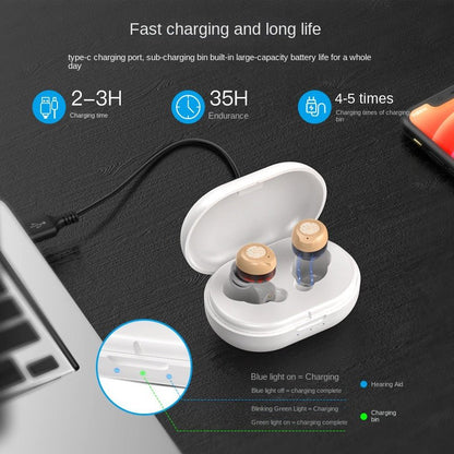 Hearing Aid Sound Amplifier for Elderly with Magnetic Charging Case, Mini Invisible Sound Collector, Portable Audio Enhancer - 𝐝𝐮𝐯𝐥𝐚𝐬𝐡𝐨𝐩.𝐜𝐨𝐦