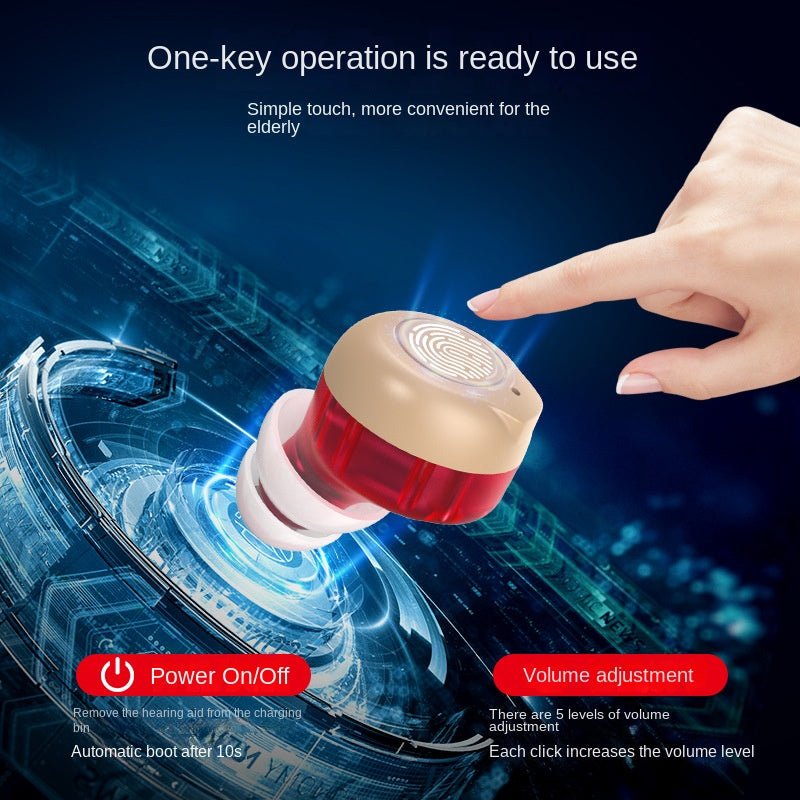 Hearing Aid Sound Amplifier for Elderly with Magnetic Charging Case, Mini Invisible Sound Collector, Portable Audio Enhancer - 𝐝𝐮𝐯𝐥𝐚𝐬𝐡𝐨𝐩.𝐜𝐨𝐦