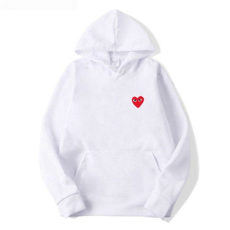 Heart Pattern Couple Hoodie Unisex Autumn Winter Fleece Lined Jacket with Love Design Plus Size Sweatshirt - 𝐝𝐮𝐯𝐥𝐚𝐬𝐡𝐨𝐩.𝐜𝐨𝐦