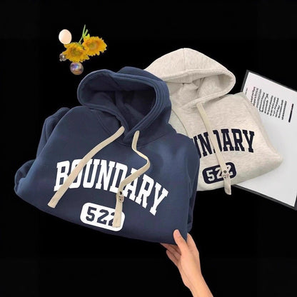 Heavyweight Hooded Fleece Sweatshirt Men American Style Outerwear INS Style Loose Trendy Brand Plus Size Top Clothing - 𝐝𝐮𝐯𝐥𝐚𝐬𝐡𝐨𝐩.𝐜𝐨𝐦