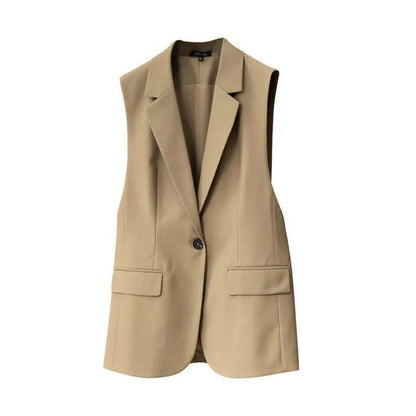 High end fashion, minimalist temperament, capable and stylish 2 versatile suits, vests, women's outerwear trend - 𝐝𝐮𝐯𝐥𝐚𝐬𝐡𝐨𝐩.𝐜𝐨𝐦