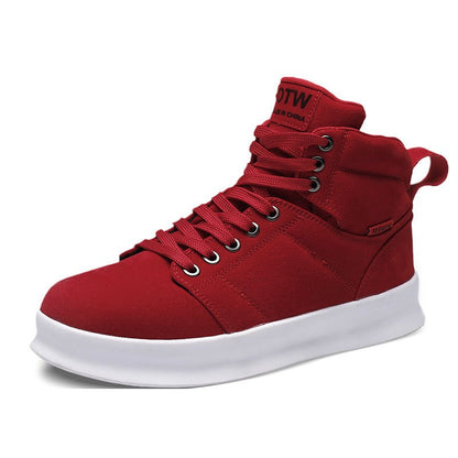 High top suede board shoes Air Force thick sole breathable sports student casual workwear shoes men - 𝐝𝐮𝐯𝐥𝐚𝐬𝐡𝐨𝐩.𝐜𝐨𝐦