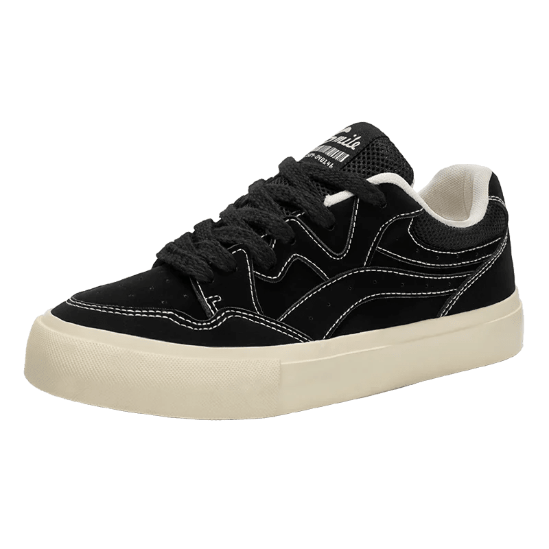 Hot Classic Black Men Canvas Shoes Fashion Lace - up Men's Vulcanized Shoes Breathable Skateboard Canvas Sneakers Man Espadrille - 𝐝𝐮𝐯𝐥𝐚𝐬𝐡𝐨𝐩.𝐜𝐨𝐦