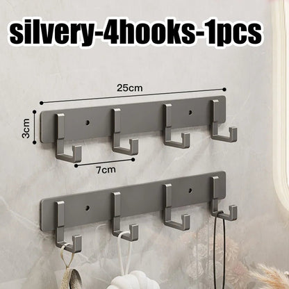 Household Wall Coat Rack Black Hooks For Hangging Clothes Towel Hanger Bathroom Robe Hook Heavy Duty Kitchen Accessories - 𝐝𝐮𝐯𝐥𝐚𝐬𝐡𝐨𝐩.𝐜𝐨𝐦