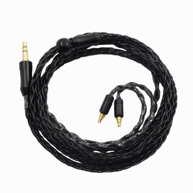 IE40PRO 8 - core single crystal copper silver plated upgrade cable replacement cable headphone audio cable - 𝐝𝐮𝐯𝐥𝐚𝐬𝐡𝐨𝐩.𝐜𝐨𝐦