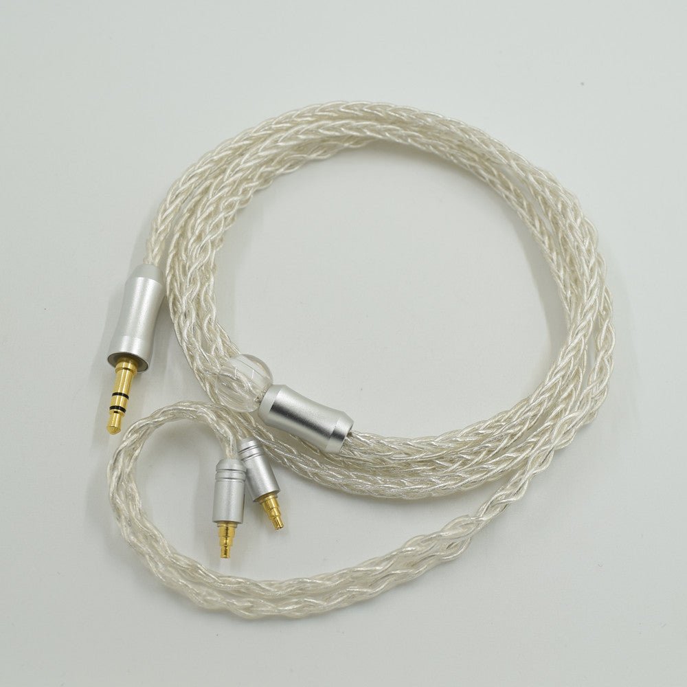 IE40PRO 8 - core single crystal copper silver plated upgrade cable replacement cable headphone audio cable - 𝐝𝐮𝐯𝐥𝐚𝐬𝐡𝐨𝐩.𝐜𝐨𝐦