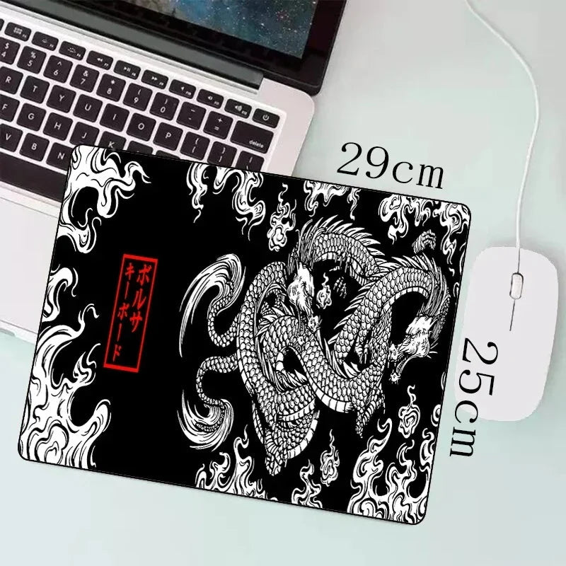 Japanese Dragon Large XXL Gaming Mousepad 900x400 700x300 Speed Desk Mat Anime Theme Keyboard Gamer Mouse Pad for Esports - 𝐃𝐔𝐕𝐋𝐀𝐒𝐇𝐎𝐏