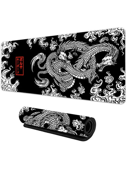Japanese Dragon Large XXL Gaming Mousepad 900x400 700x300 Speed Desk Mat Anime Theme Keyboard Gamer Mouse Pad for Esports - 𝐃𝐔𝐕𝐋𝐀𝐒𝐇𝐎𝐏