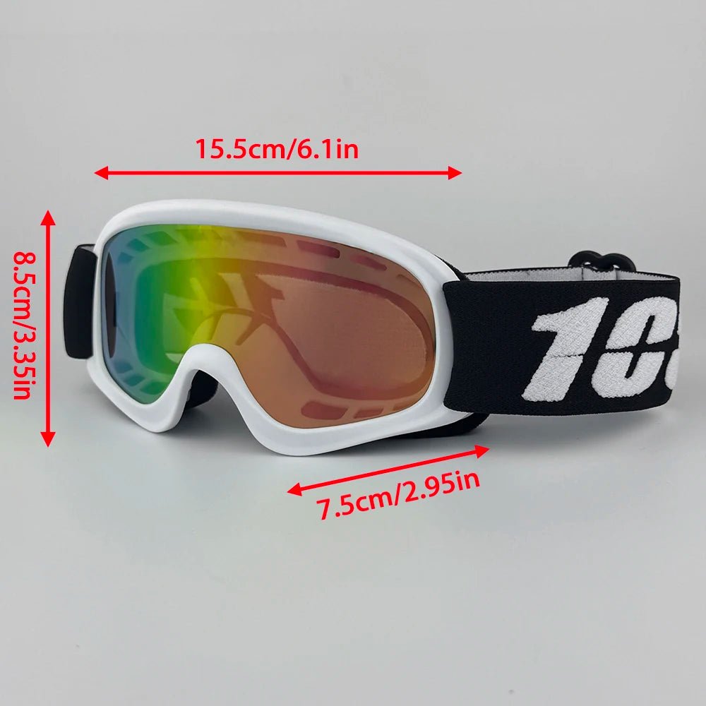 Kids Ski Goggles Professional Winter Ski Snowboard Goggles Skiing Eyewear Anti - UV400 Sports Equipment for Children - 𝐃𝐔𝐕𝐋𝐀𝐒𝐇𝐎𝐏